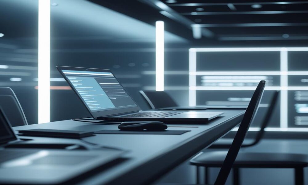 AI-generated image to illustrate the content of Future Stacked.