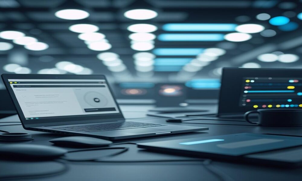 AI-generated image to illustrate the content of Future Stacked.