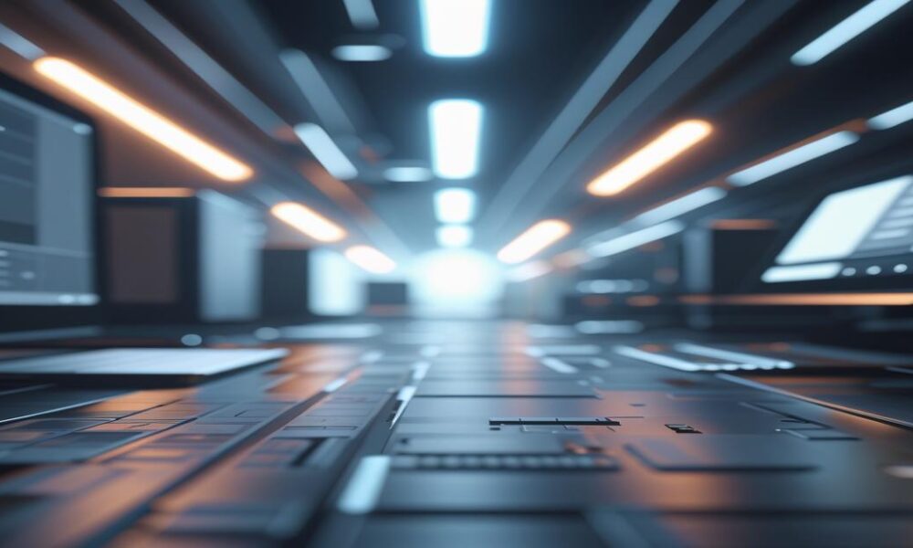 AI-generated image to illustrate the content of Future Stacked.