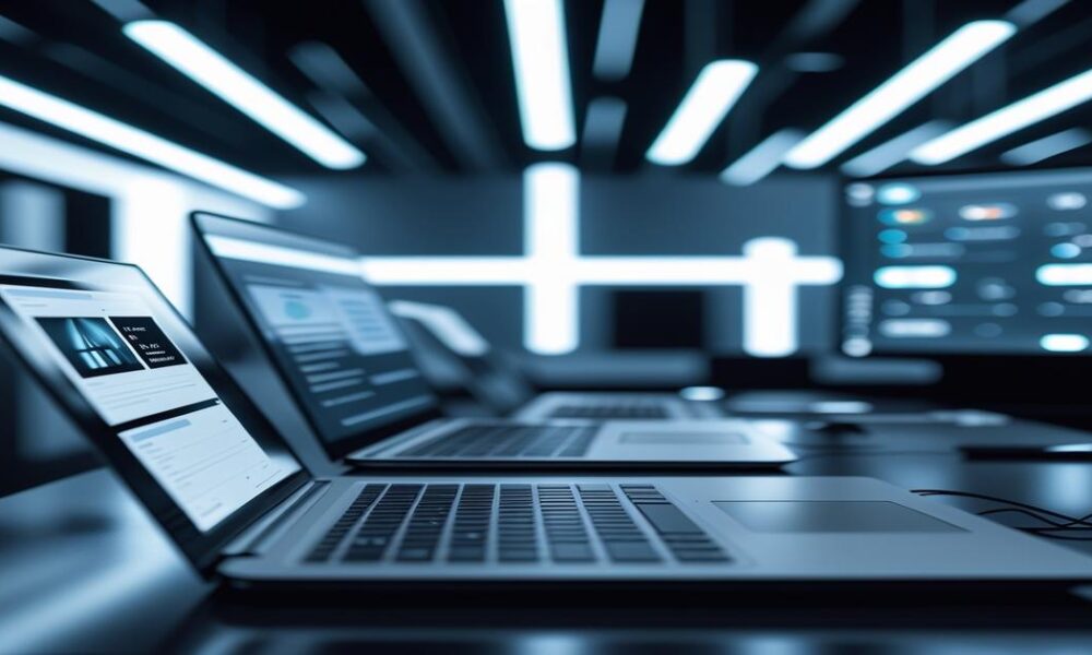 AI-generated image to illustrate the content of Future Stacked.