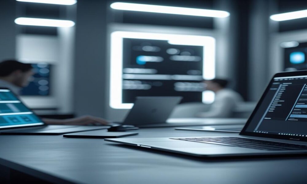 AI-generated image to illustrate the content of Future Stacked.