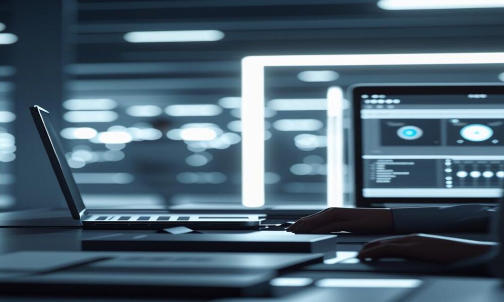 AI-generated image to illustrate the content of Future Stacked.