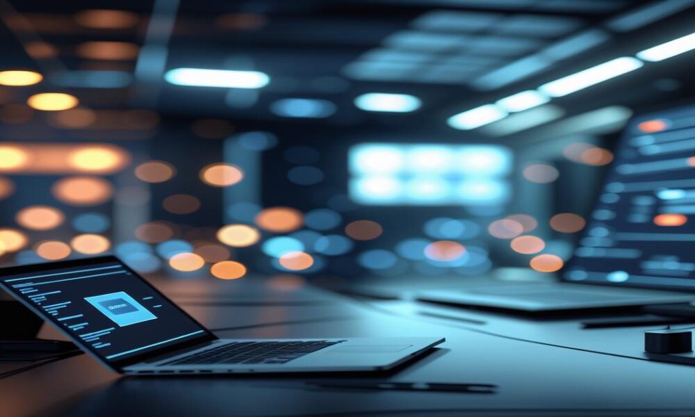 AI-generated image to illustrate the content of Future Stacked.