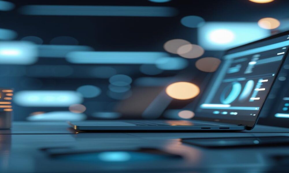 AI-generated image to illustrate the content of Future Stacked.