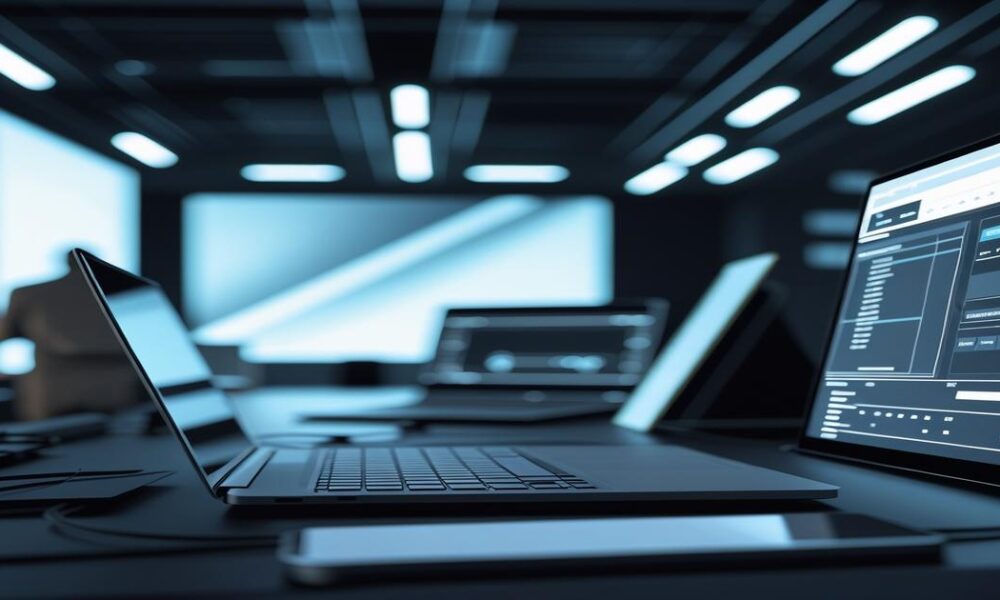 AI-generated image to illustrate the content of Future Stacked.