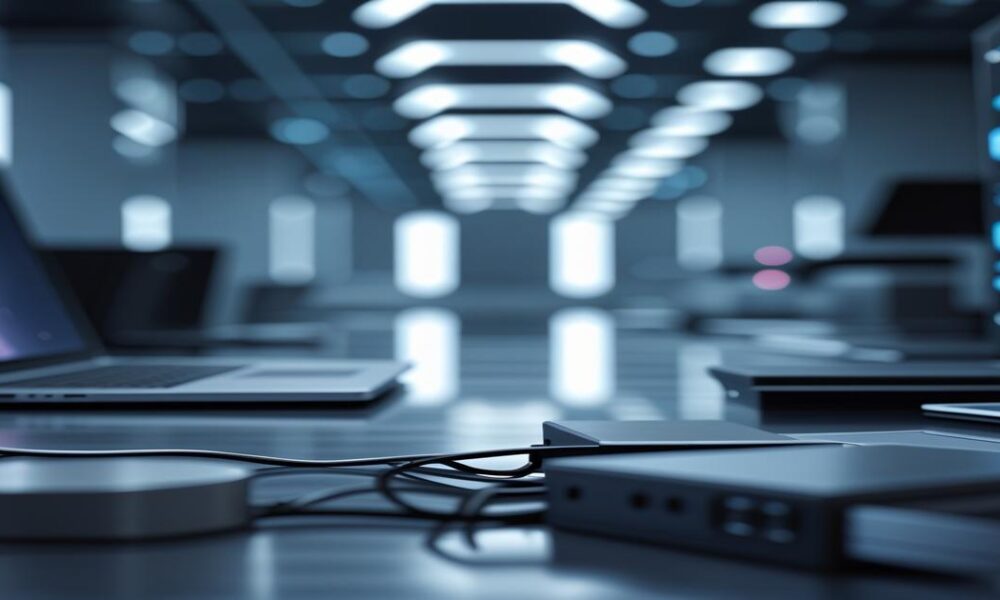 AI-generated image to illustrate the content of Future Stacked.