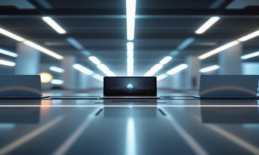 AI-generated image to illustrate the content of Future Stacked.