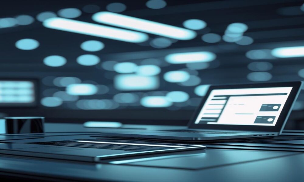 AI-generated image to illustrate the content of Future Stacked.