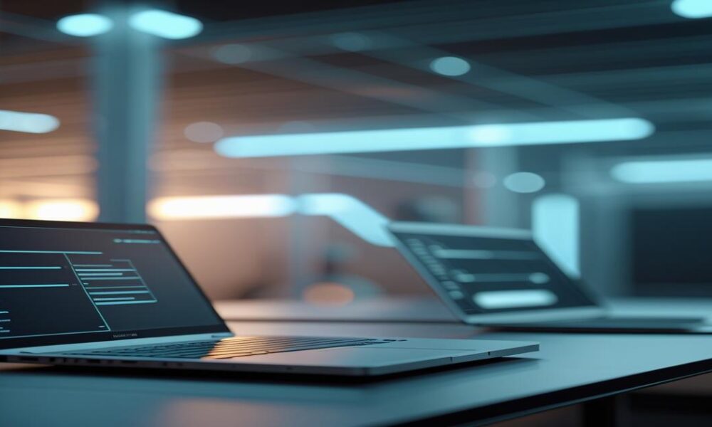 AI-generated image to illustrate the content of Future Stacked.