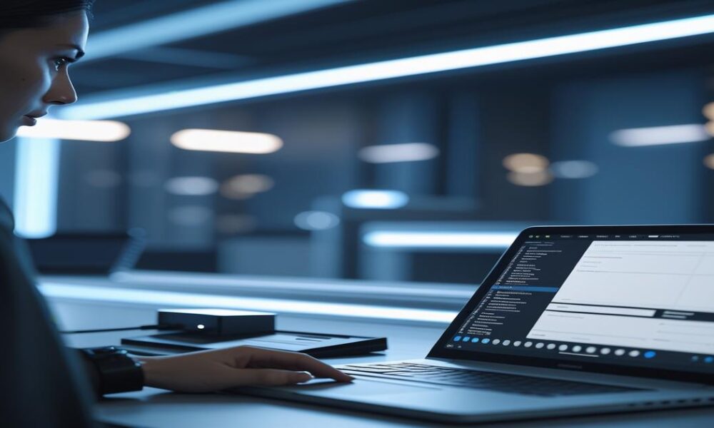 AI-generated image to illustrate the content of Future Stacked.