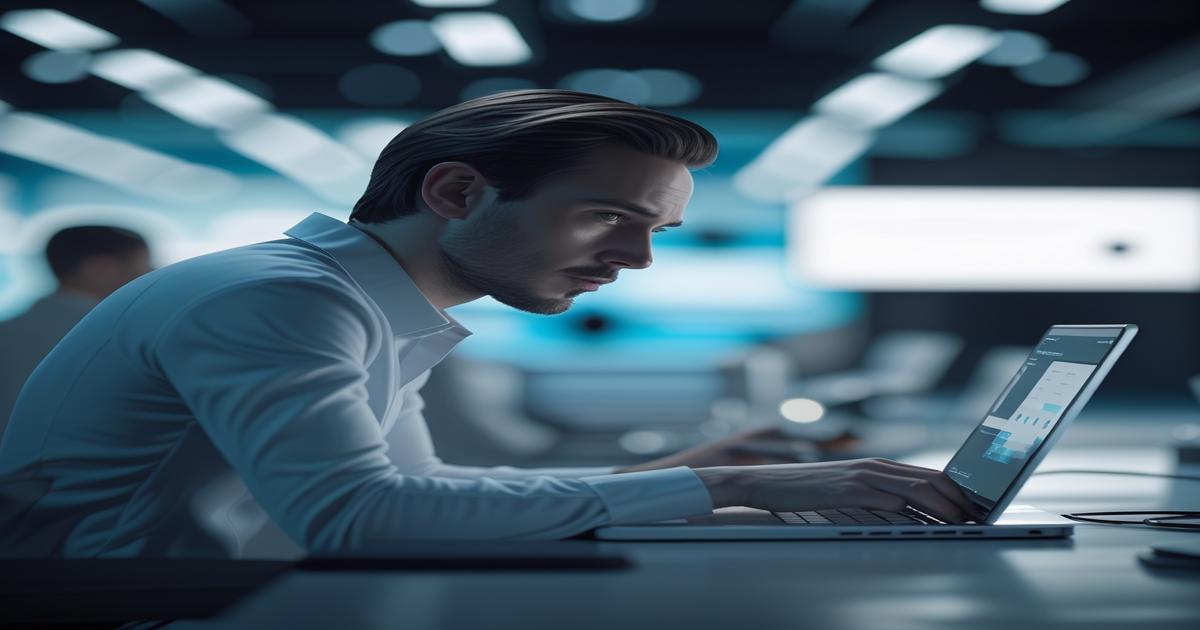 AI-generated image to illustrate the content of Future Stacked.