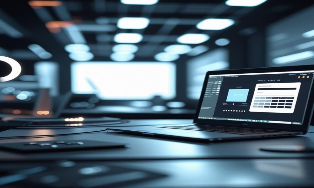 AI-generated image to illustrate the content of Future Stacked.