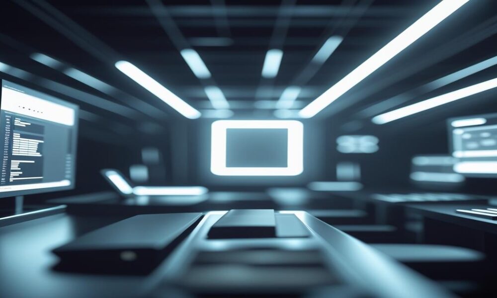 AI-generated image to illustrate the content of Future Stacked.