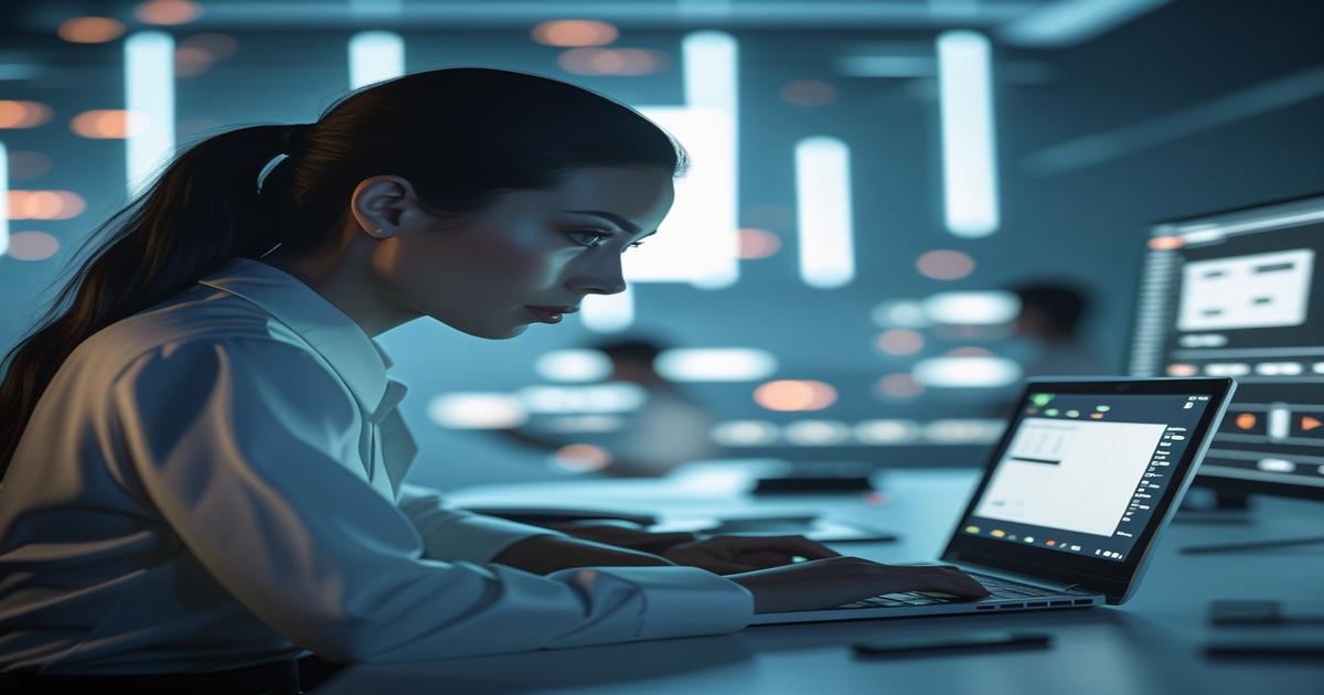 AI-generated image to illustrate the content of Future Stacked.