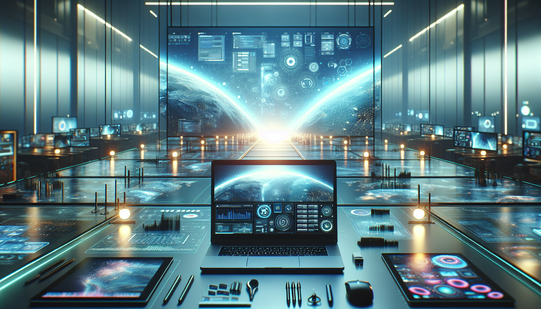 AI-generated image to illustrate the content of Future Stacked.