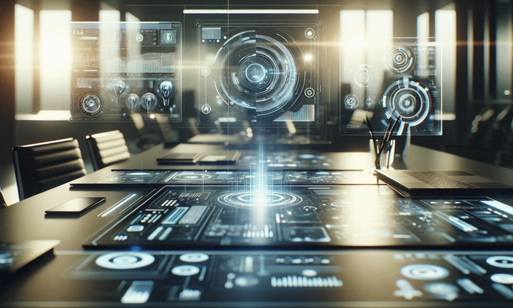 AI-generated image to illustrate the content of Future Stacked.