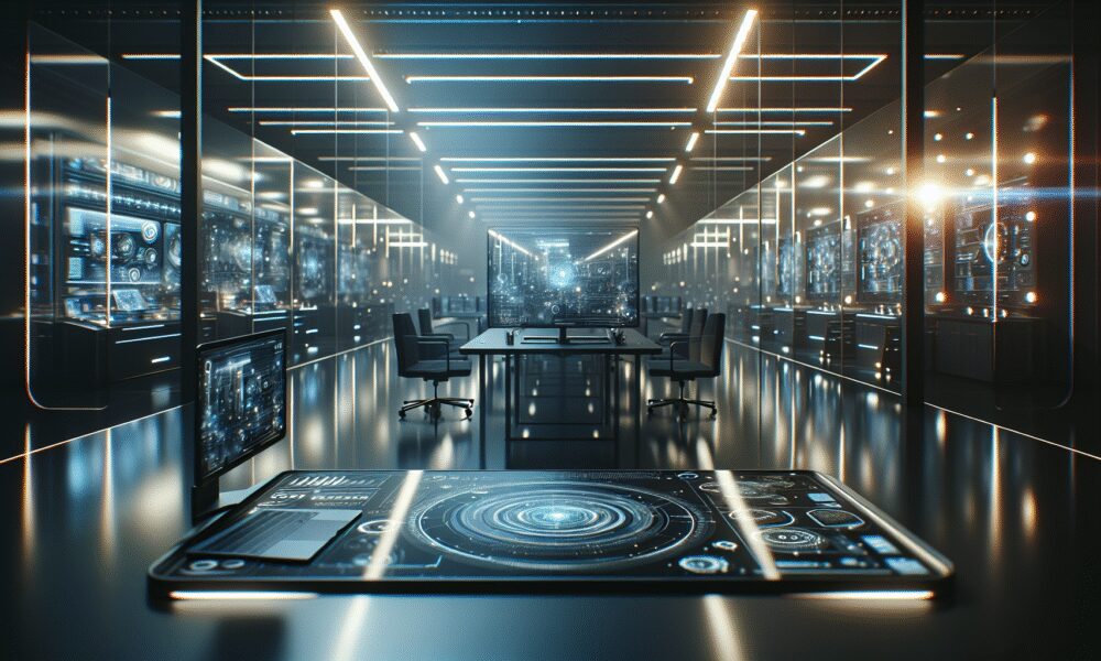 AI-generated image to illustrate the content of Future Stacked.