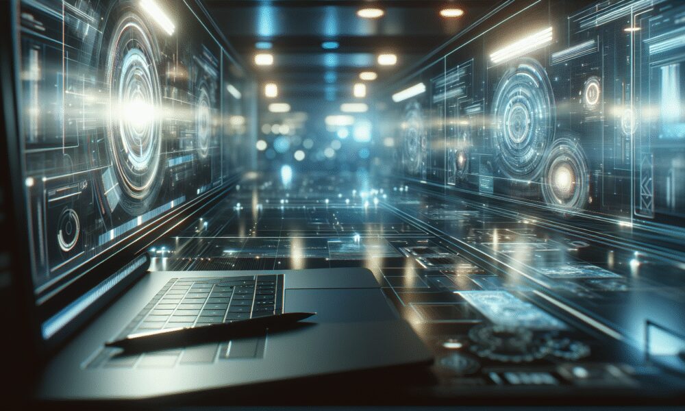 AI-generated image to illustrate the content of Future Stacked.