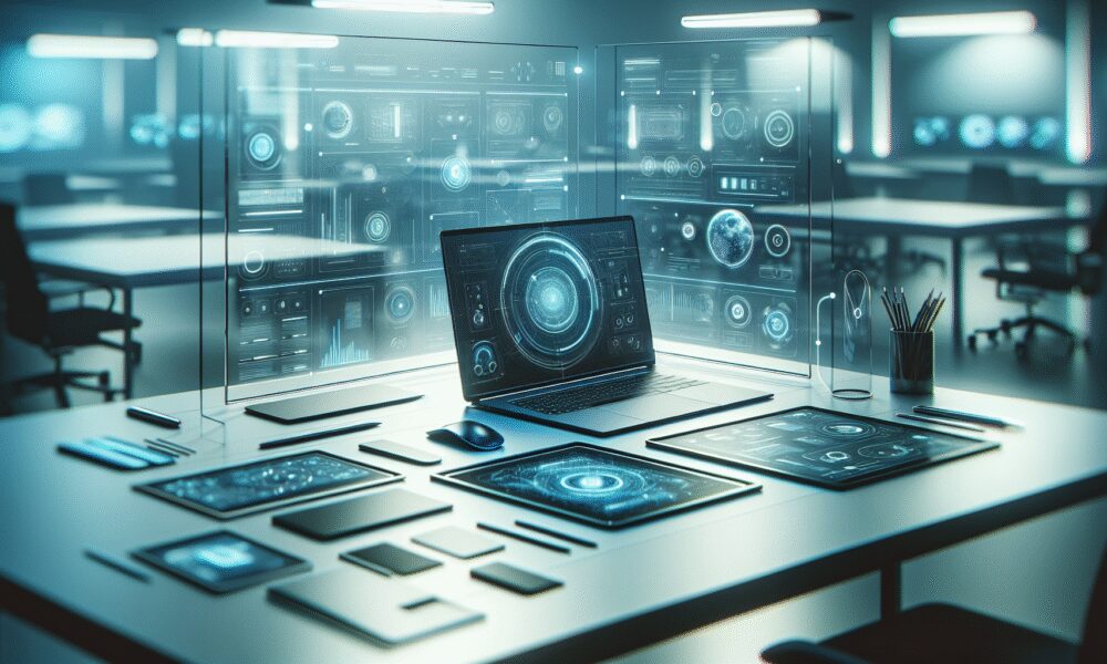 AI-generated image to illustrate the content of Future Stacked.