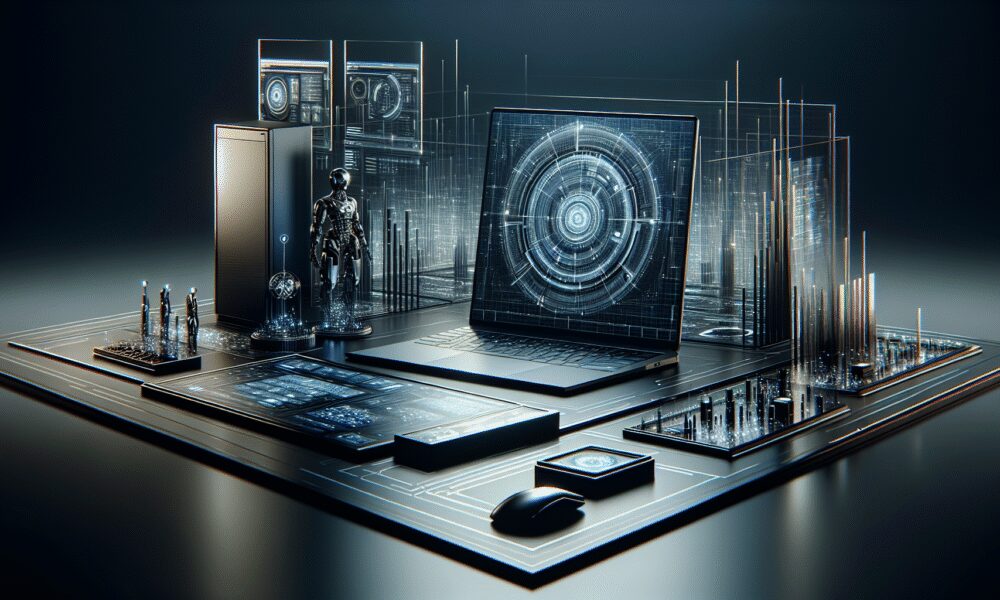 AI-generated image to illustrate the content of Future Stacked.